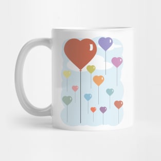 Valentine Balloon Hearts Mug